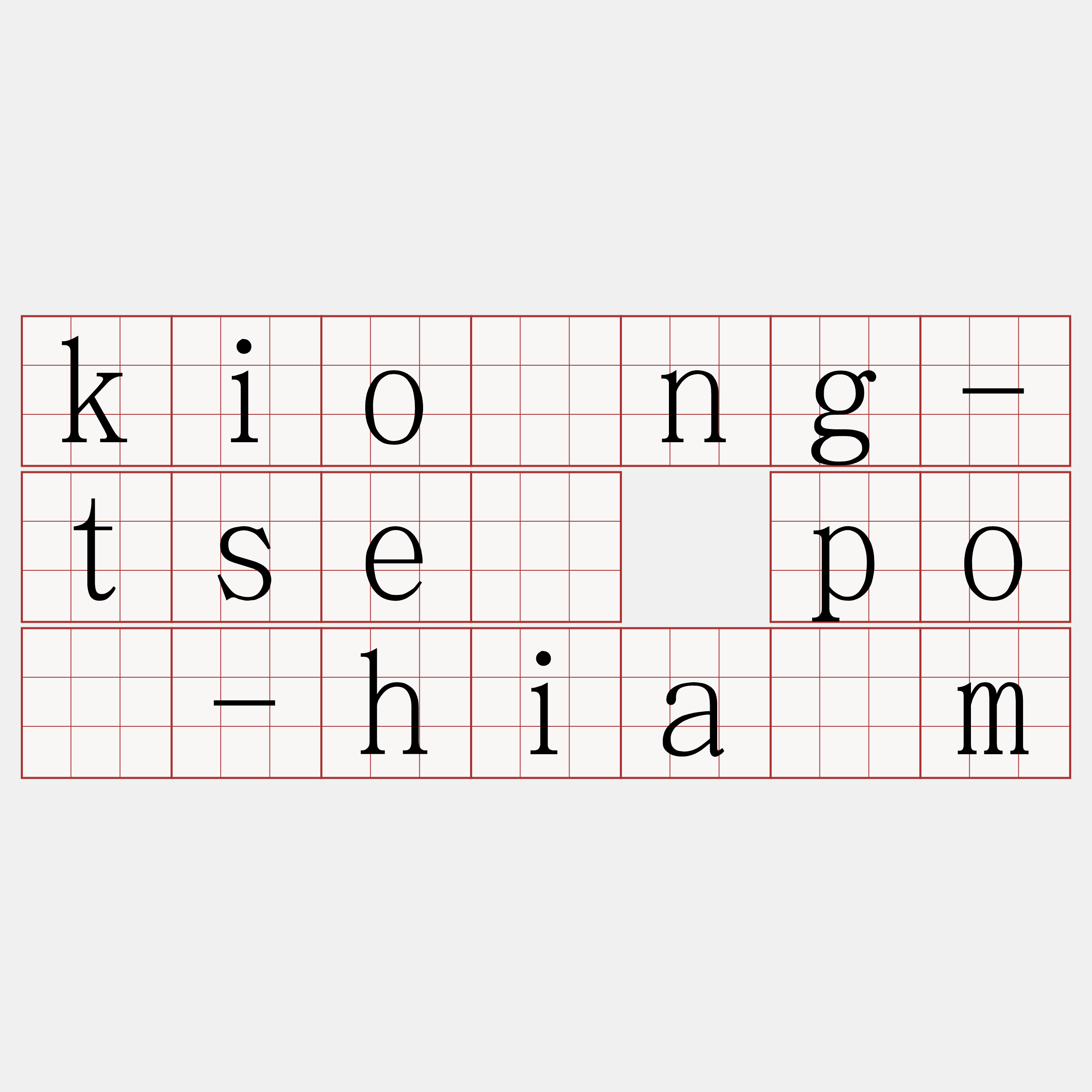 kiông-tsè pó-hiám